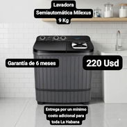 Lavadora Semiautomática Milexus 9 Kg, Garantía de 6 meses, Entrega por un mínimo costo adicional para toda La Habana - Img 56816155