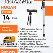Bastón de apoyo con altura ajustable Hogar - Img 55786767