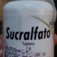 Sucralfato 1g frasco de 40 tabletas vence 4/ 2028 - Img 55807559