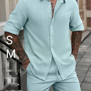 Conjuntos de short y camisa de hombre ver catálogo - 7/9
