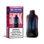 Vaper Lost Mary Viz — 55,000 Puff 💨 Indicador de batería y líquido · Recargable Tipo-C · Nicotina 5% Sabor: Strawberry - Img 58155546