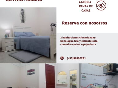 Renta apartamento de 2 habitaciones a 3 cuadras del Malecón Habanero,cerca de la Casa de la Música d Galiano - Img 62404348