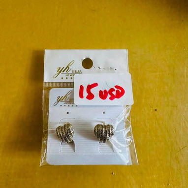 Aretes laminado en oro 14 - 6/10