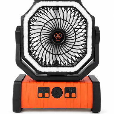 Ventilador recargable F6 (verde) - 3/3