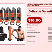 KIT DE BANDAS DE RESISTENCIAS CON ACCESORIOS . - Img 56933208