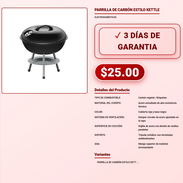 PARRILLA DE CARBÓN ESTILO KETTLE . - Img 57882125