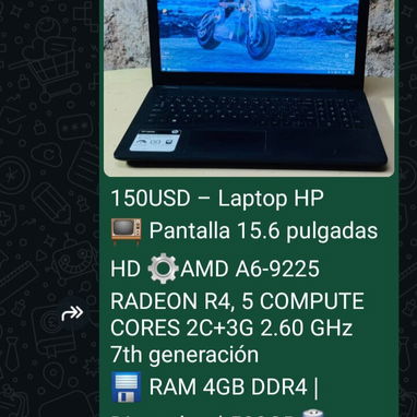 Laptops de uso desde $80 hasta $250 USD - 9/10