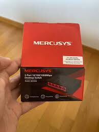Excelente Switch _marca_.Mercusys   modelo _ MS105G, _5 puertos a gigabit _ NUEVO SELLADO EN SU CAJA_ _ 59361697 - Img main-image-45836070