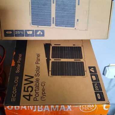 paneles solares para ecowflow son de 45 watts solamente new 0km - Img 122089800