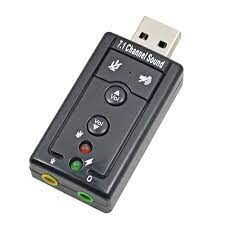 Adaptador, o tarjeta de Audio 7.1. por USB. Nuevas de paquete en su estuche. Mensajeria por un costo adicional - Img main-image