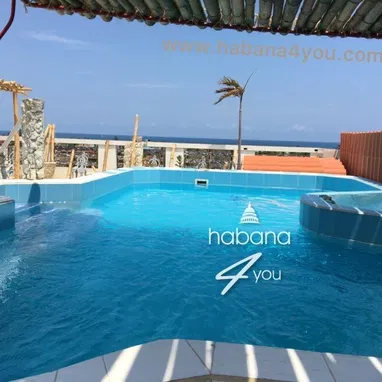 Leo penthouse con piscina para tus vacaciones, con respaldo energético para 15 personas. Whatssap 5295 9440 - Img 124750601