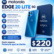 Motorola Edge 20 Lite 5G (128GB/8GB RAM) Nuevo Sellado Caja Original - Batería 5000 mAh + Garantía - Img 57319774