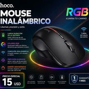 ✨ MOUSE INALÁMBRICO ✨ Mouse inalámbrico marca hoco ✅ Colores rgb 🛡️ Garantía: 1 mes 🚚 ENVÍO X COSTO MINIMO 🔥 PR - Img 57717148