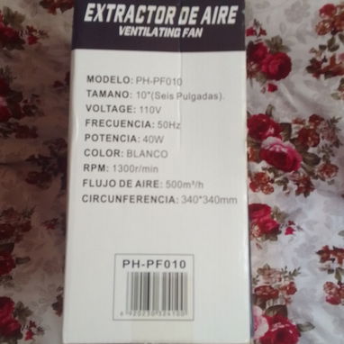 Extractor de aire de 10 pulgadas - Img 124235128