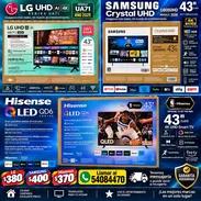 Smart TV Samsung LG Hisense de 43" del 2026 y 2025 - Img 57507432