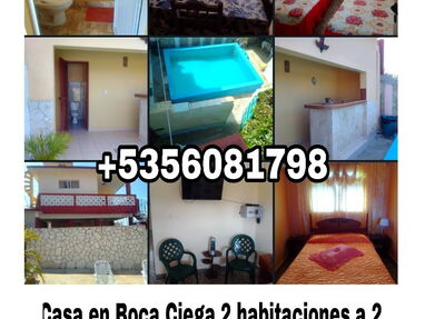➖♦️➖ Maritza➖78307130➖RENTO CASAS 2 habitaciones Con y Sin/Piscina-BocaCiega--Guanabo➖Contacte x WhatsApp x 56081798➖♦️➖ - Img 50531324
