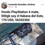 Vendo PlayStation 4 mate - Img 55817224