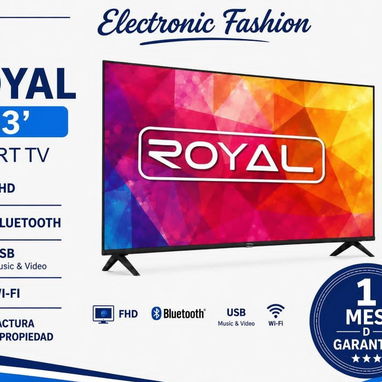 TELEVISOR SMART TV ROYAL 32, 43, 50 PULGADAS" - 2/3