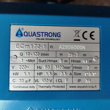 Centrifugas 1.5 HP Aquastrong - Img 111982083