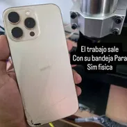 IPhone 16 Pro Max de 256 GB (Libre por RSIM, 92% Batería) Antiguamente teléfono ESIM tiene hecho la adaptación + ranura - Img 55743004