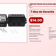 PROTECTOR DE VOLTAJE DE LINEA MILEXUS 220 V . - Img 57216122
