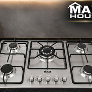 Cocina de Gas 5 Quemadores Empotrada Maxi House con magneto de Acero Inoxidable $170 USD transporte incluido, factura - Img 57209806