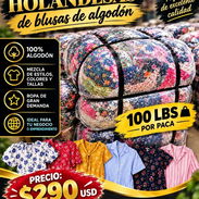 Paca de 100 lbs de blusas de algodón - Img 58058547