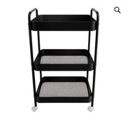 Organizador multifuncional de metal con ruedas y 3 cestas. Sirve para la cocina, el baño o la habitación. Precio: 30 USD - Img 58120850