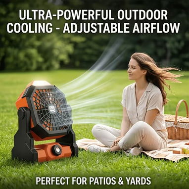 ✨🏠✨Ventilador Portátil Recargable con Luz LED✨🏠✨ - Img 126095870