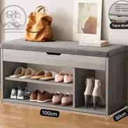 🔖Banco zapatera con asiento acolchonado - Img 55716038