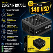 Fuente de poder CORSAIR RM750x nueva en caja 📦 - Img 56198898