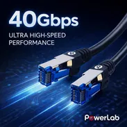 ☎️53544655 🛵 Entrega Disponible ⭐PowerLab Cable Ethernet Cat8 10FT Alta Velocidad 40Gbps ⭐ - Img 54598031