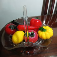 Lindo Adorno con frutas de cristal - Img 56027309
