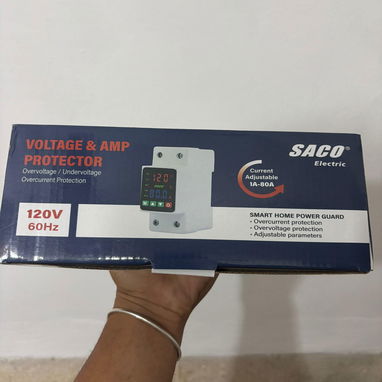 Protector de voltaje y amperaje y breaker de 20A AC y DC - Img 125151932