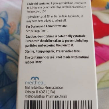 Gencitabina suero citostatico desde Esatdos unidos - 2/3