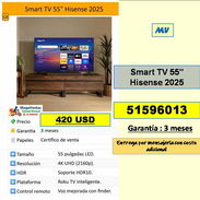 Smart TV Hisense 55 pulgadas 2025....420 USD....51596013...Transporte costo adicional (MV-630) - Img 55991871