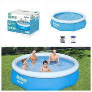 Piscina inflable redonda. Medidas 3.05 cm a la redonda y 76 cm de altura - Img 55677131