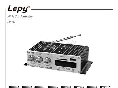 amplificador reproductor  de memoria bluetooth de casa o para motorina - Img 62474673