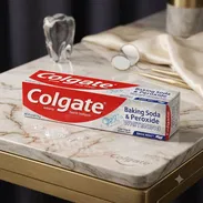 Pasta Dental Colgate Baking Soda & Peroxide Whitening (8 oz / 226 g) Tamaño Familiar - Img 57379707