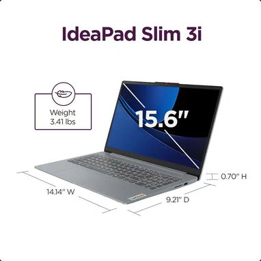 (X) Lenovo IdeaPad Slim 3i 15.6″ FHD Intel N150 8GB RAM 128GB UFS Wi-Fi 6 - Img 126476776