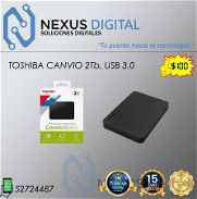 ✅✅52724487 - Disco duro externo TOSHIBA CANVIO BASICS de 2Tb USB 3.0 NUEVO en caja✅✅ - Img 45843250