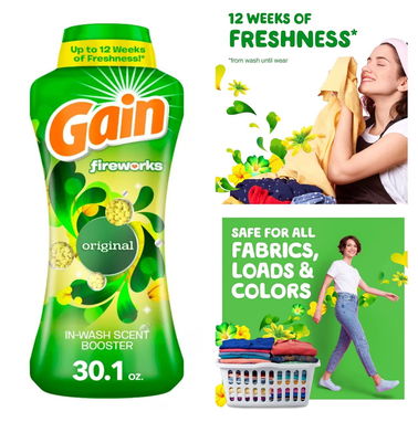 Downys y Gain 30.1oz, dale un nuevo olor y frescura a tu ropa.Marca la diferencia con downy y gain al alcance de tu mano - Img 86352280
