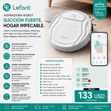 🧹 ¡NO TE ESFUERCES LIMPIANDO… DEJA QUE UN ROBOT LO HAGA POR TI! 🤖✨ - 3/10