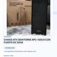 ✨ *CHASIS ATX SEMITORRE APC-100U3 CON FUENTE DE 350W* - Img 56518722