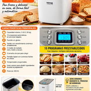 🔥Máquina automática para hacer pan 🍞de 3Lb . Marca VEVOR. 💵 Precio : 180 usd - Img 58362019