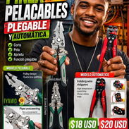 🔥🛠️ ¡2 PINZAS PELACABLES QUE NO PUEDEN FALTAR EN TU CAJA DE HERRAMIENTAS! 🛠️🔥 ⚡ MODELO 1 – PLEGABLE | $18 USD ✔️ Pel - Img 57938220