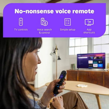 Dispositivo de transmisión Roku 4K y HDR para TV con control remoto por voz - Img 122622161