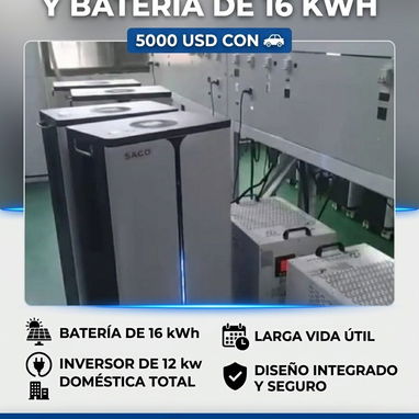 Kit de inversores y baterías Para el respaldo en el hogar - 3/8