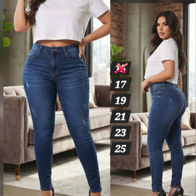 Pantalón de mujer tallas Plus XL-4XL - 3/10