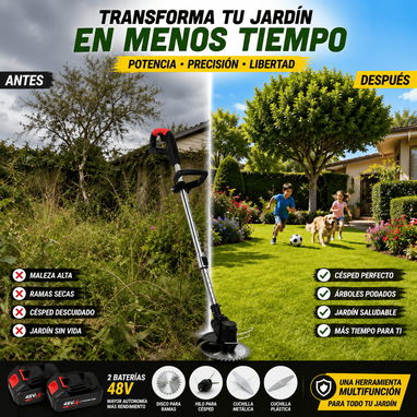 Máquina de desbrozar maleza, cortar césped, podar - 3/3